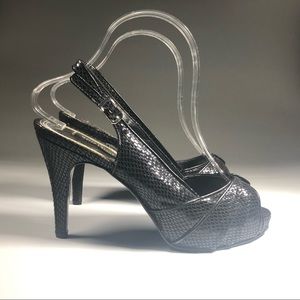 White House Black Market Caitlyn Slingback Heels